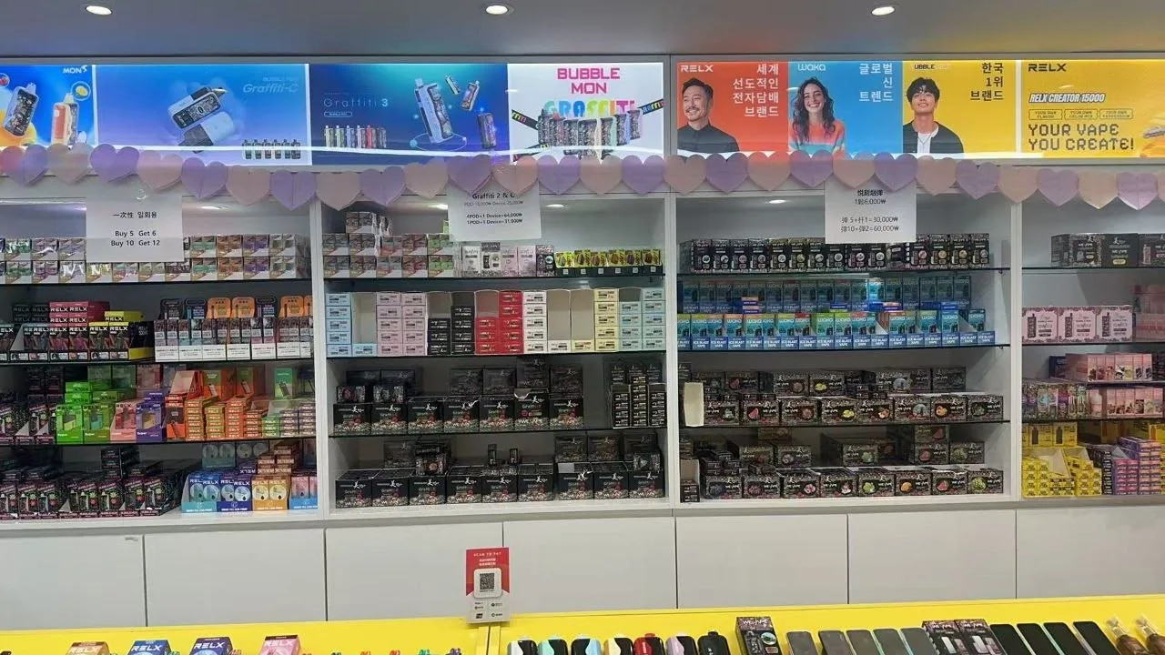Relx New store product wall