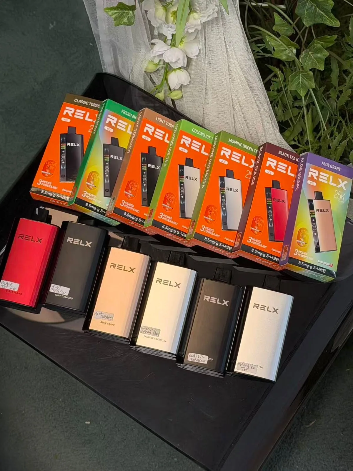 RELX product presentation in store