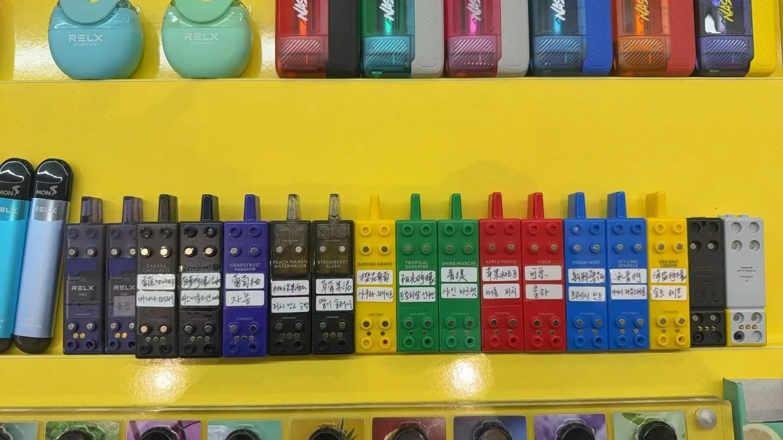 Multi-brand device display in store